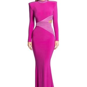 Zhivago Signature Message To Love Gown: Color: BERRY. Size: 8 

Price: $575